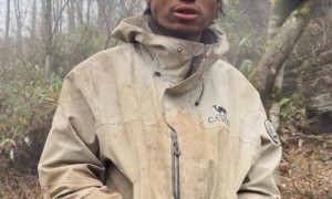 张家界七星山荒野求生比赛第40天迎来大降温，“林北”捡柴时手都冻木了，储备物资还可维持十多天